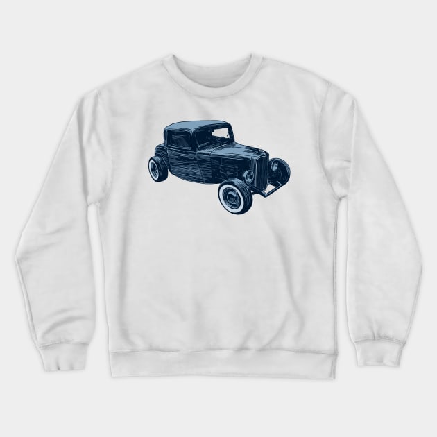 Hot Rod Crewneck Sweatshirt by nerdgonalley